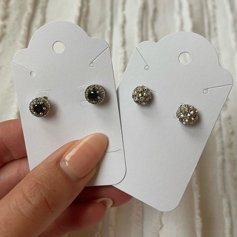 2 Pair of Silver Studs